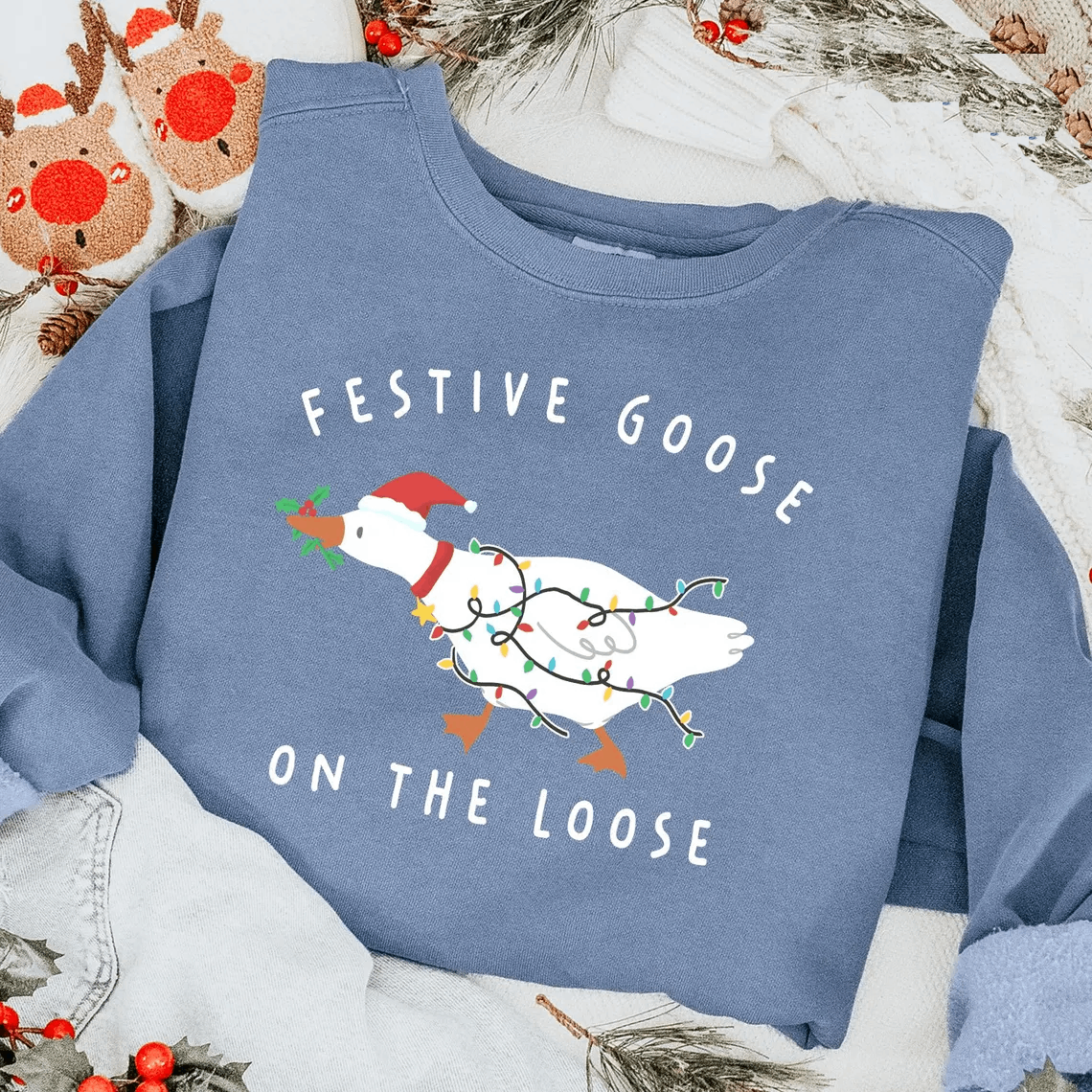 Funny Christmas Goos Sweatshirt