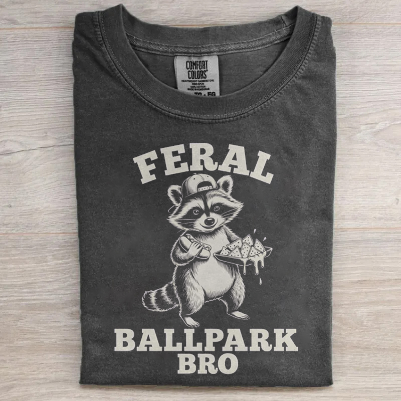 Feral Baseball Bro T-shirt