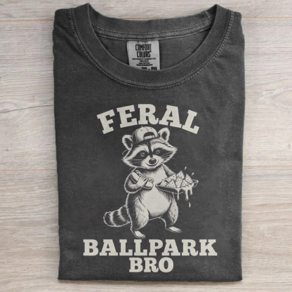Feral Baseball Bro T-shirt