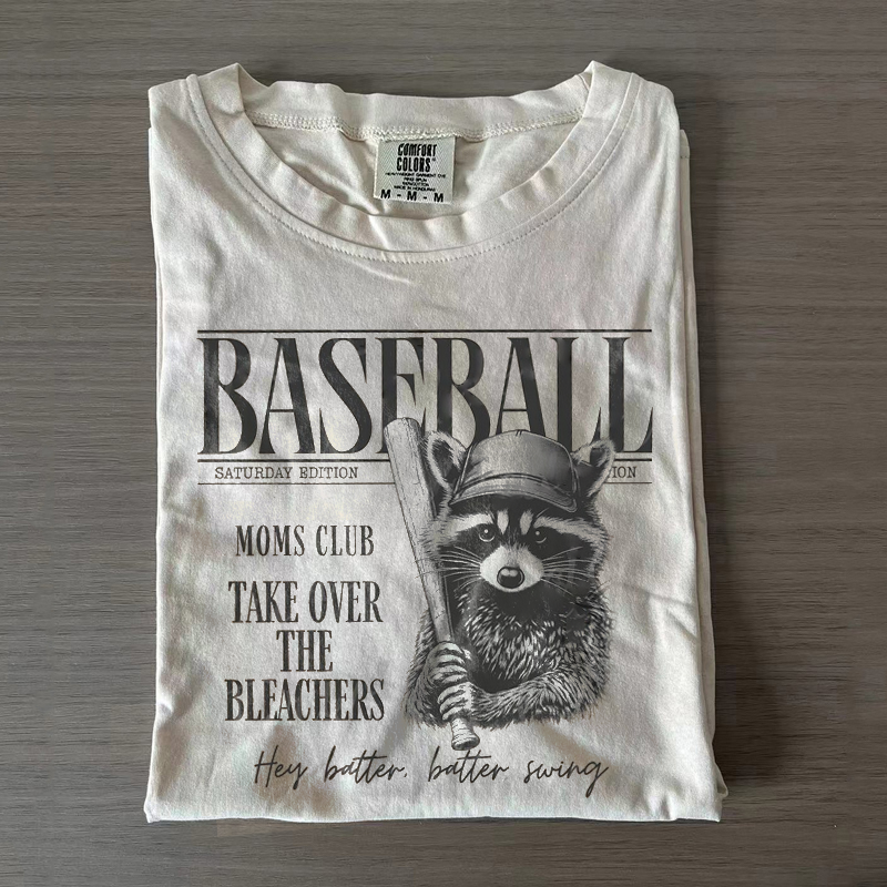 Baseball Raccoon T-shirt