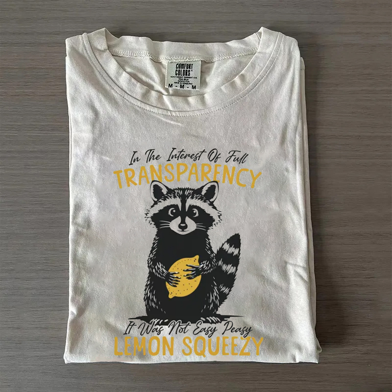 Comfort Colors Funny Raccoon T-shirt