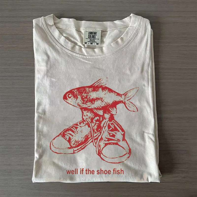 Shoe Fish Cursed T-shirt
