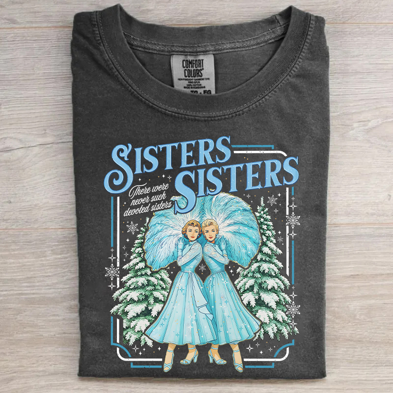 Haynes Sisters Sisters White Christmas T-shirt