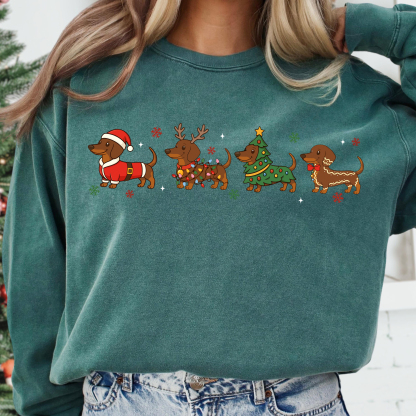 Dachshund Christmas Sweatshirt