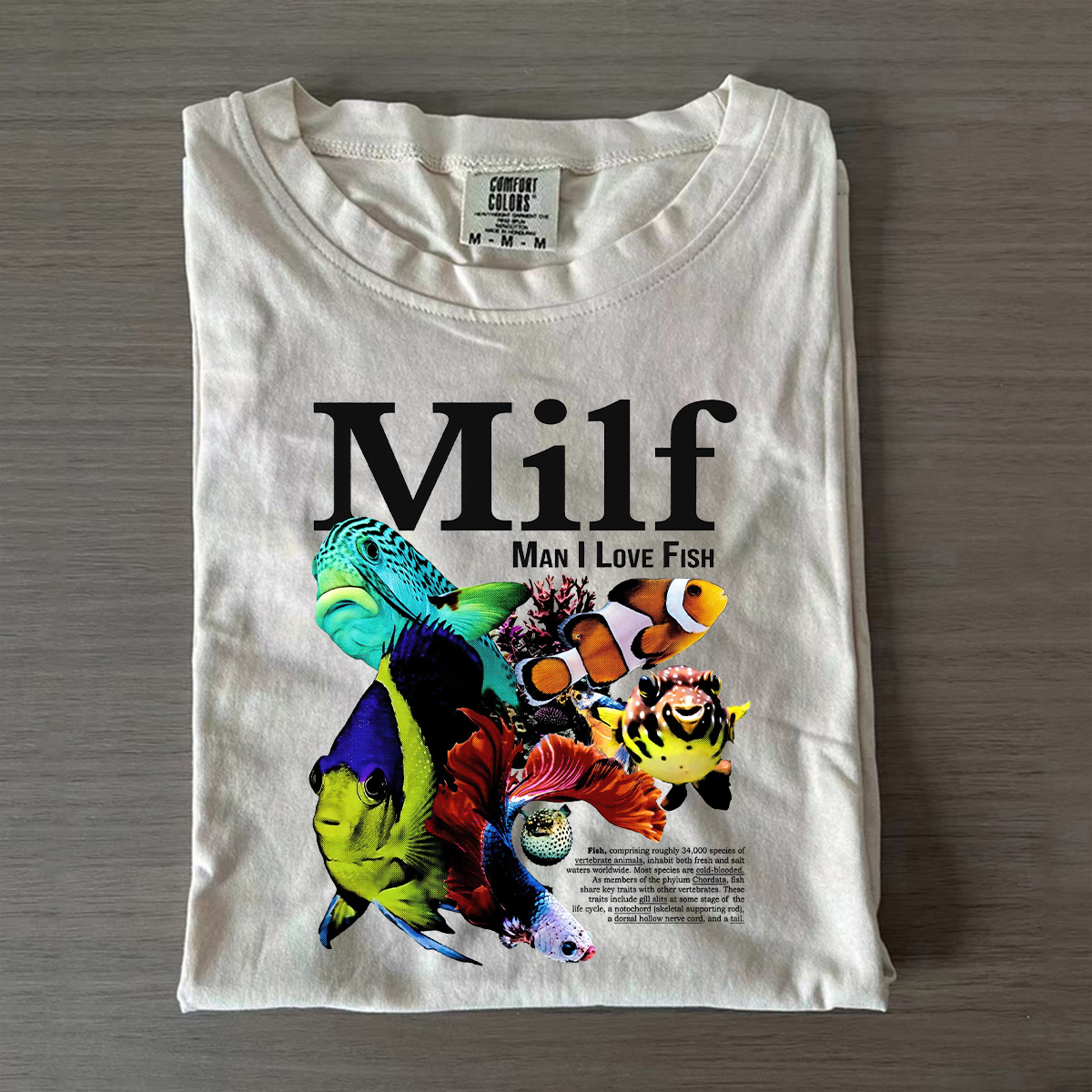 Man I Love Fish Vintage T-shirt