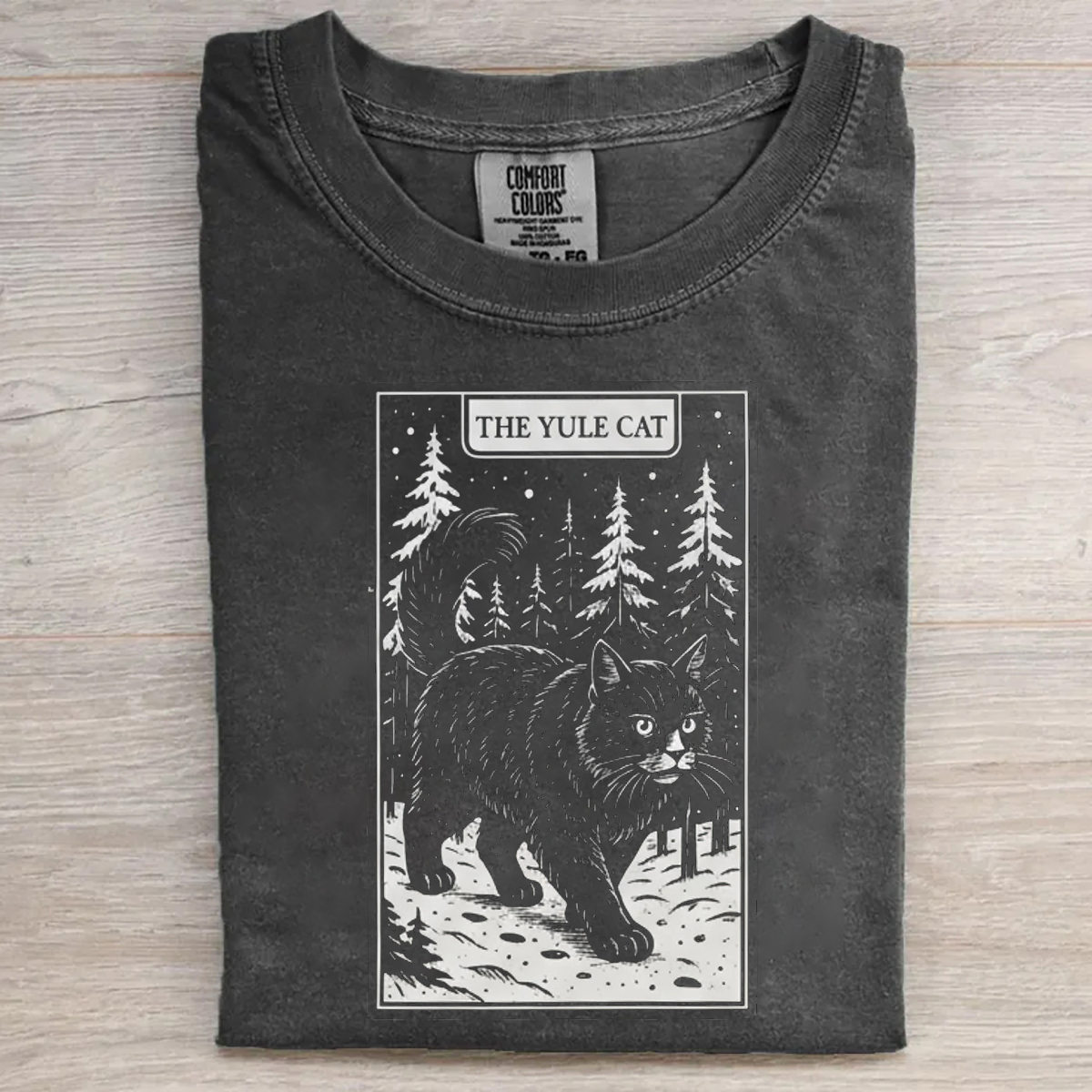 The Yule Cat Christmas T-shirt