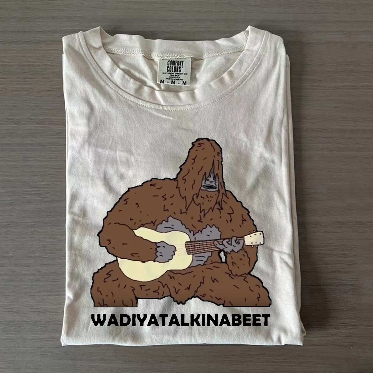 The Sasquatch Guitar Big Foot T-shirt