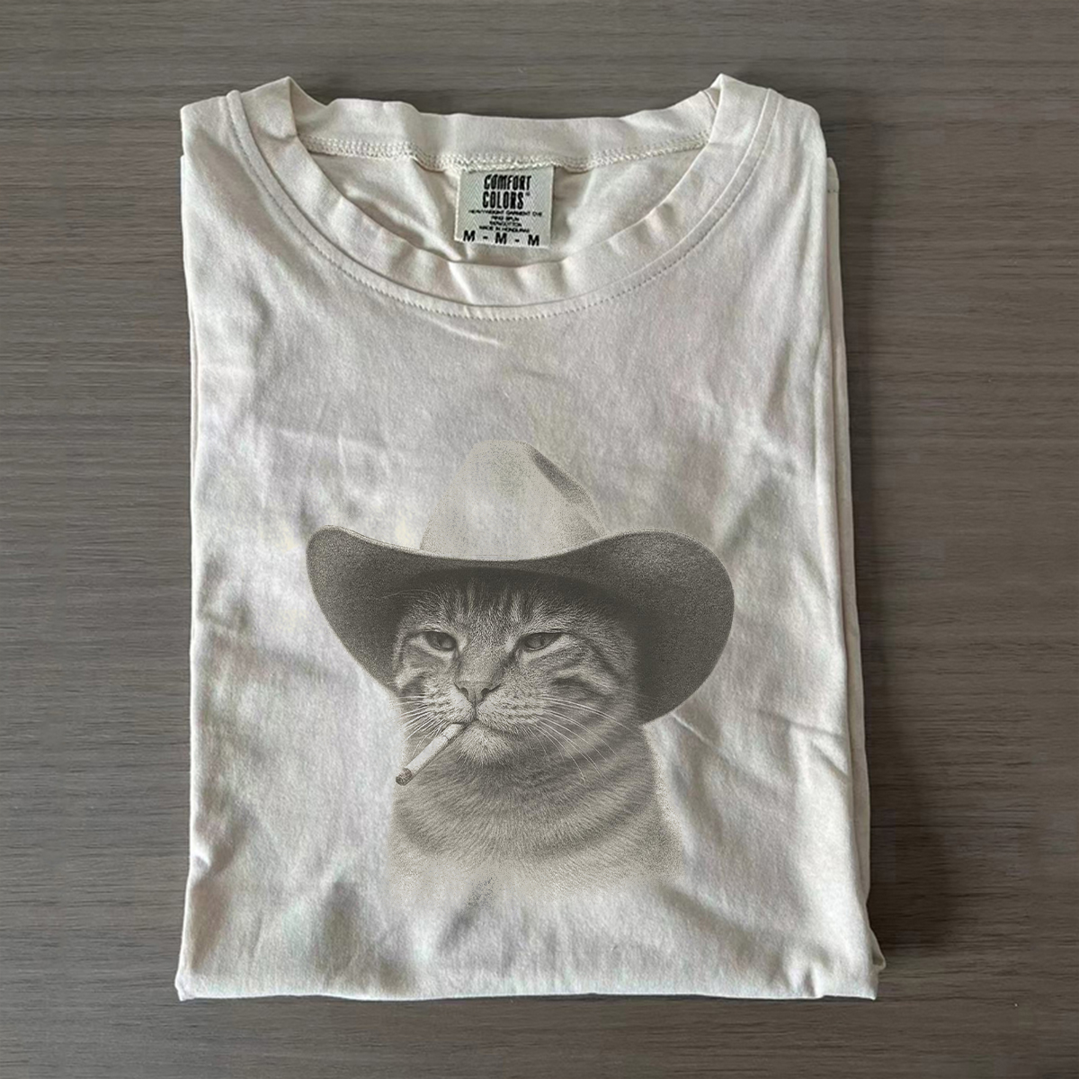 Smoking Cat T-shirt