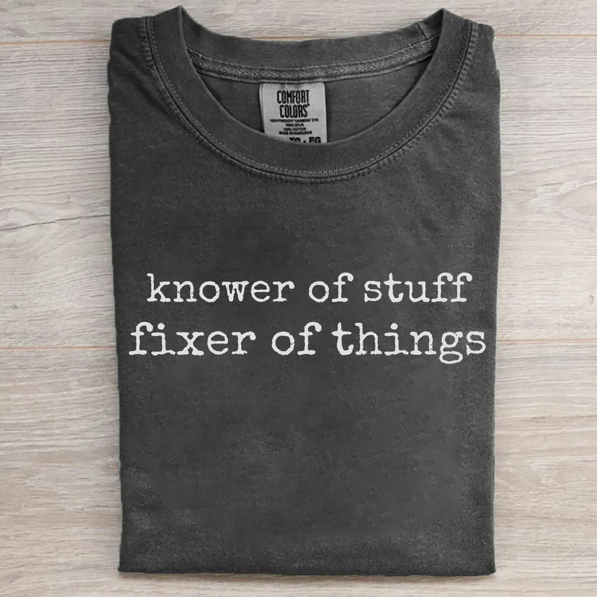 Knower Of Stuff Fixer Of Things T-shirt