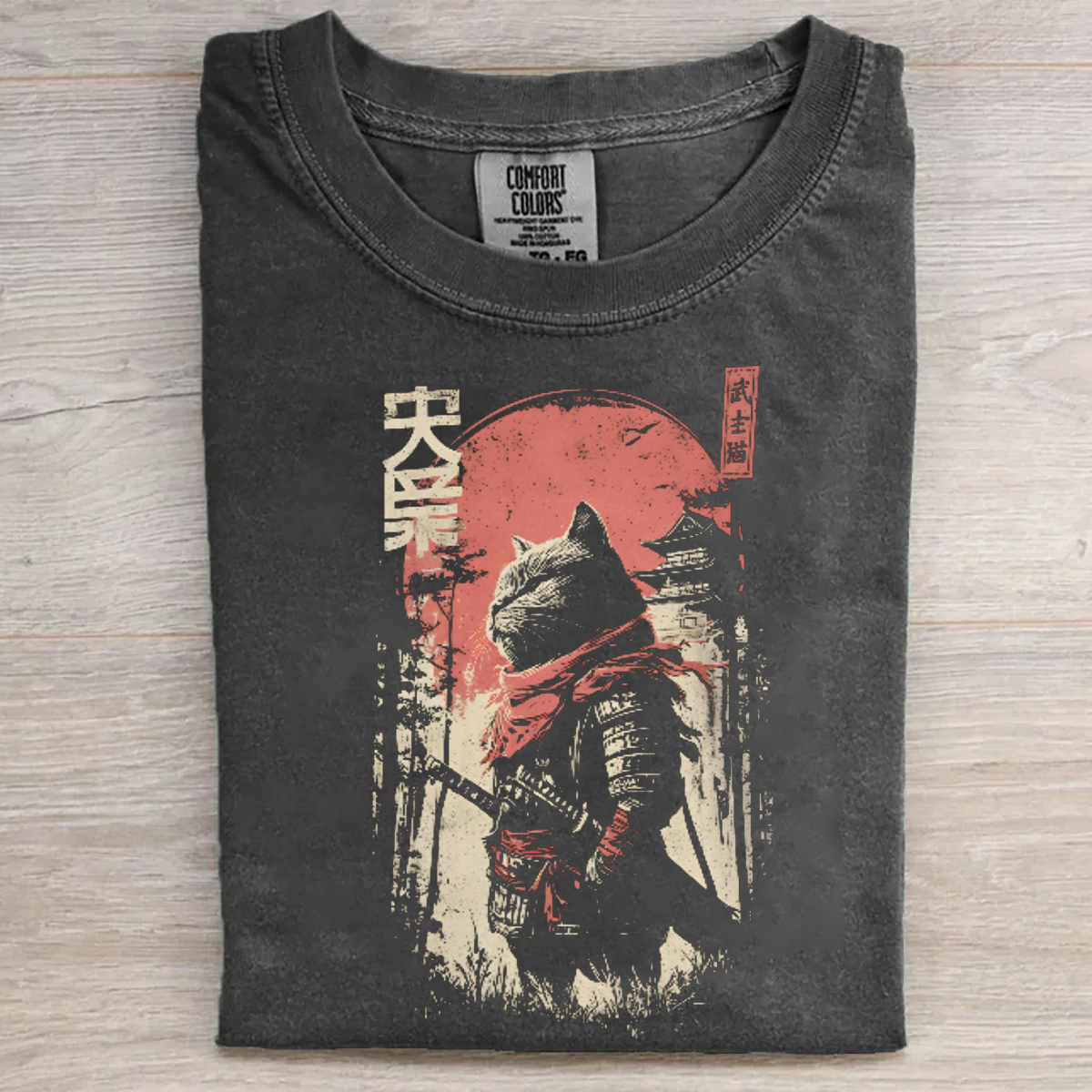 Samurai Cat T-shirt