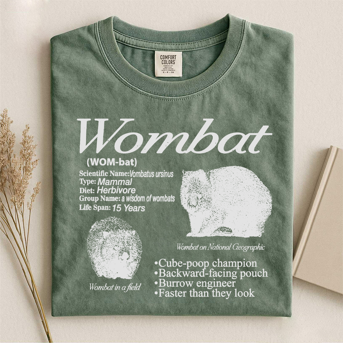 Wombat Wildlife Biology T-shirt