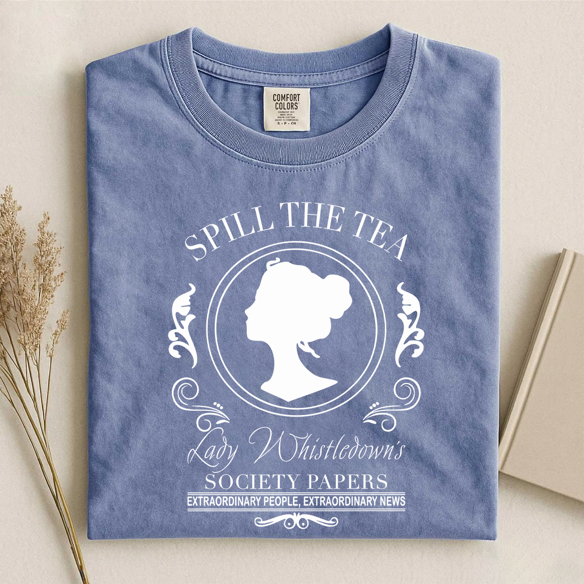 Spill The Tea Society Papers T-shirt