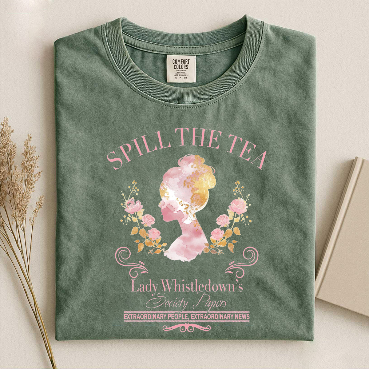 Spill The Tea Lady Whistledown's Society Papers T-shirt