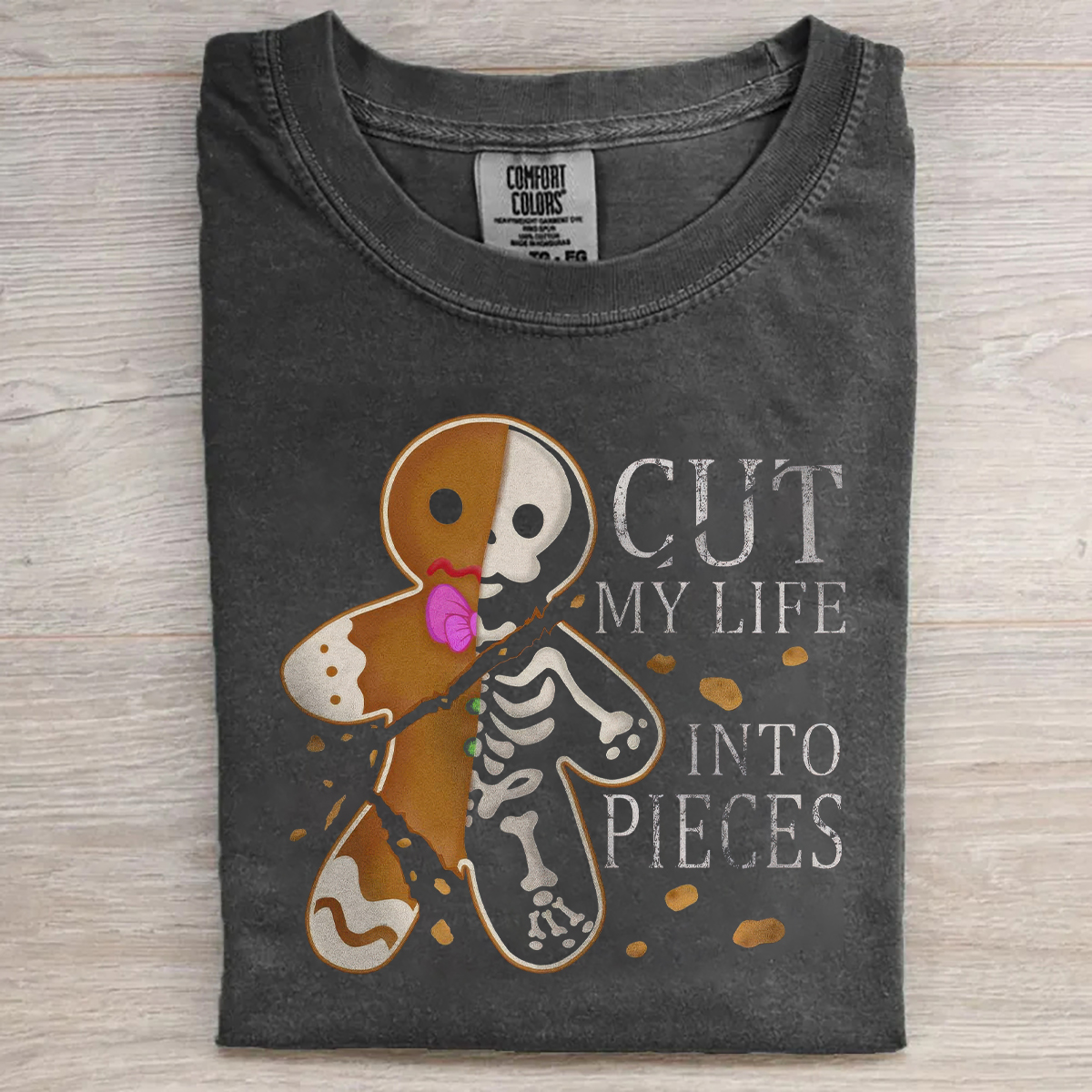 Cut My Life Into Pieces Gingerbread Christmas T-shirt