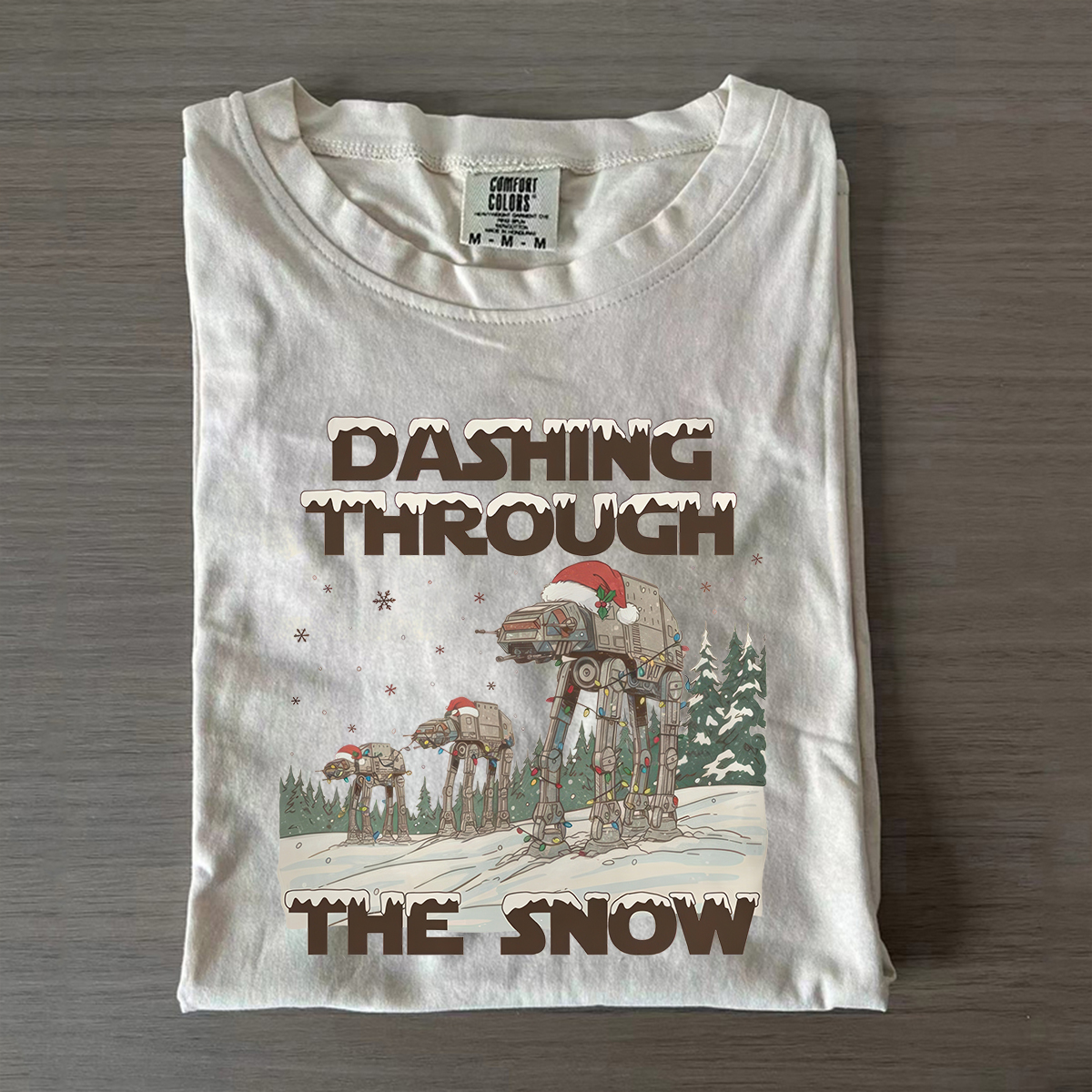 Vintage Dashing Through The Snow T-shirt