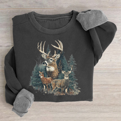 Vintage Deer Sweatshirt