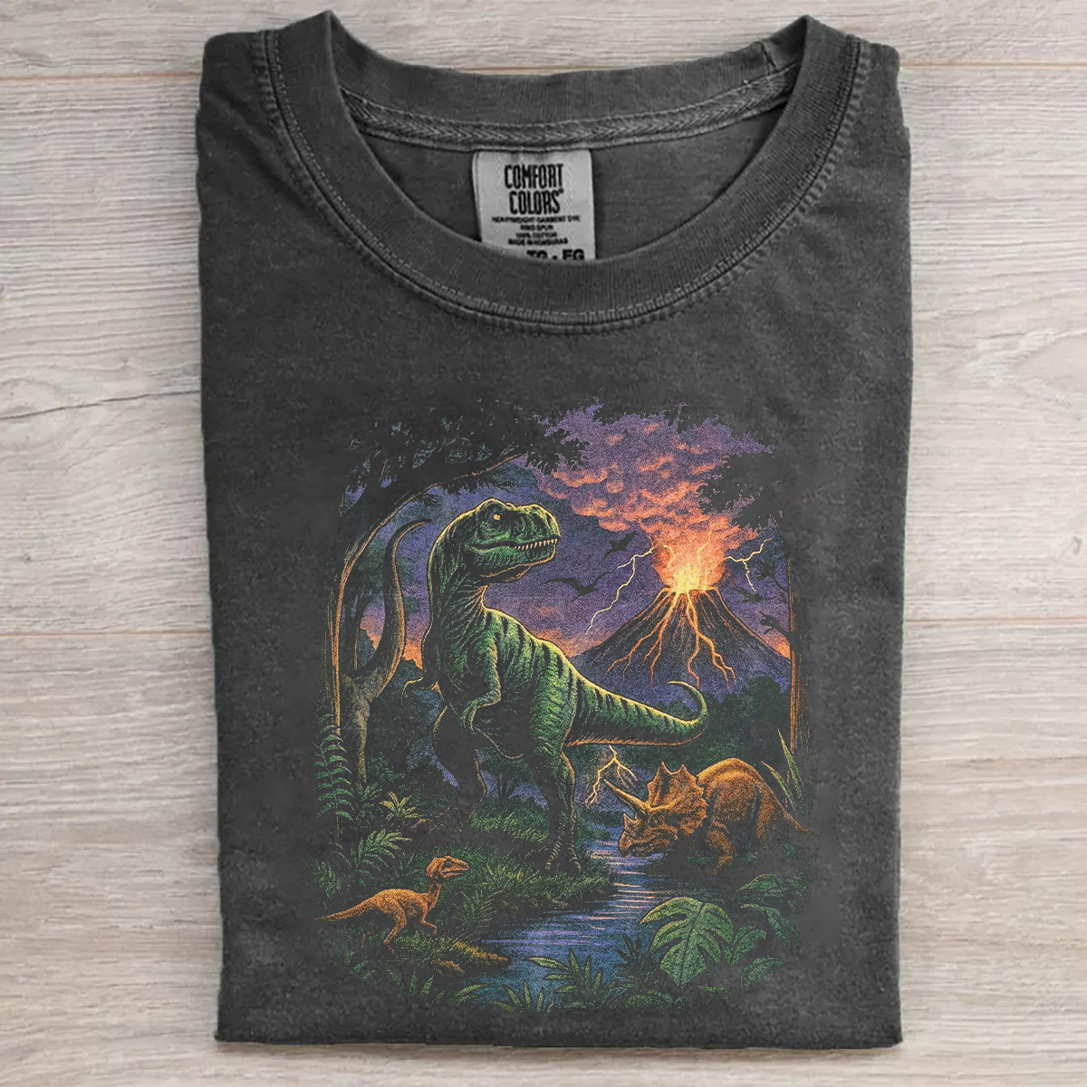 Vintage Jurassic Dinosaur 90s Graphic T-shirt