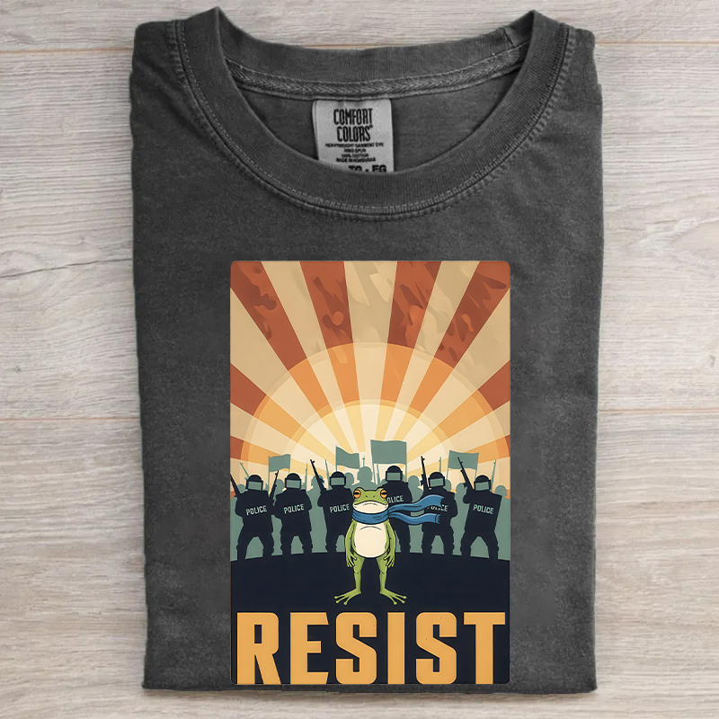 Resist Portland Frog T-shirt