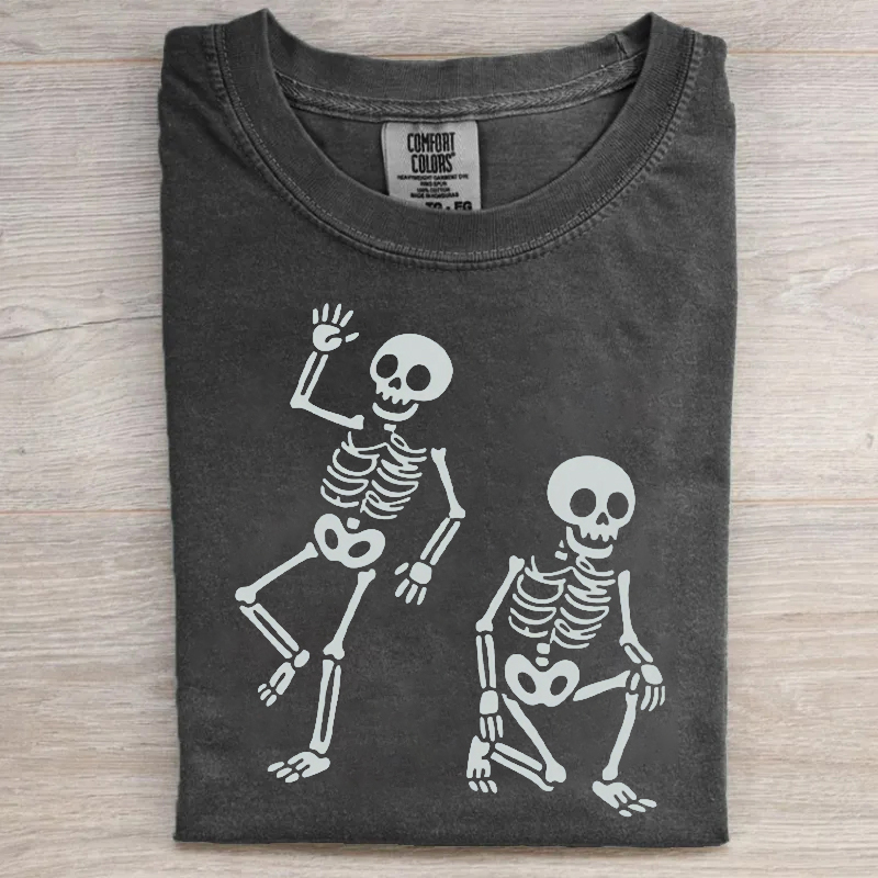 Subtle Anti Trump Halloween Skeleton T-shirt