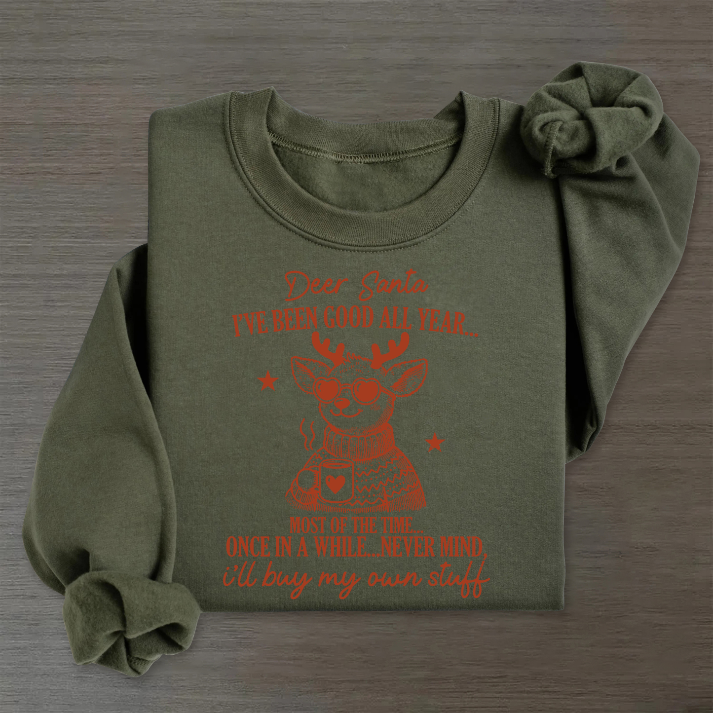 Funny Reindeer Christmas Sweatshirt