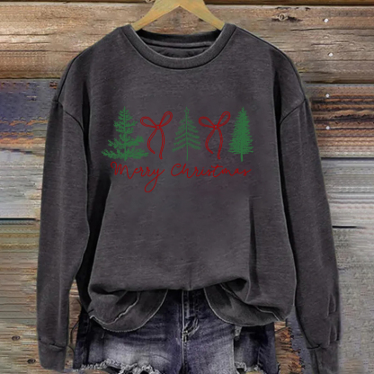 Preppy Christmas Tree Sweatshirt
