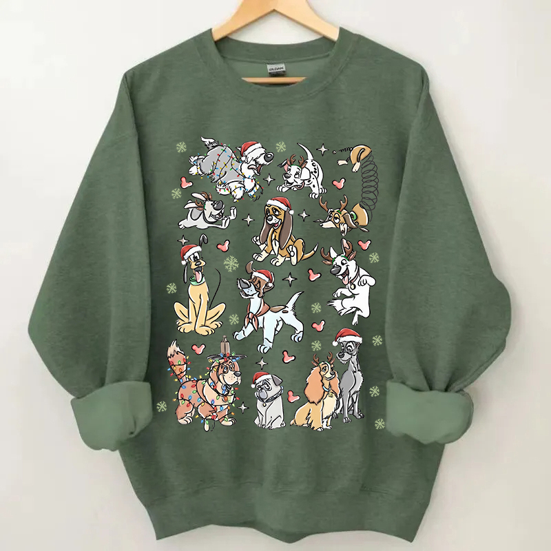 Dogs Christmas Sweatshirt