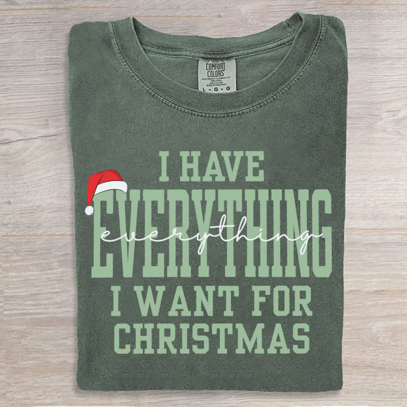 I Have Everything I Want For Christmas T-shirt