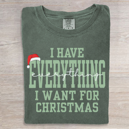 I Have Everything I Want For Christmas T-shirt