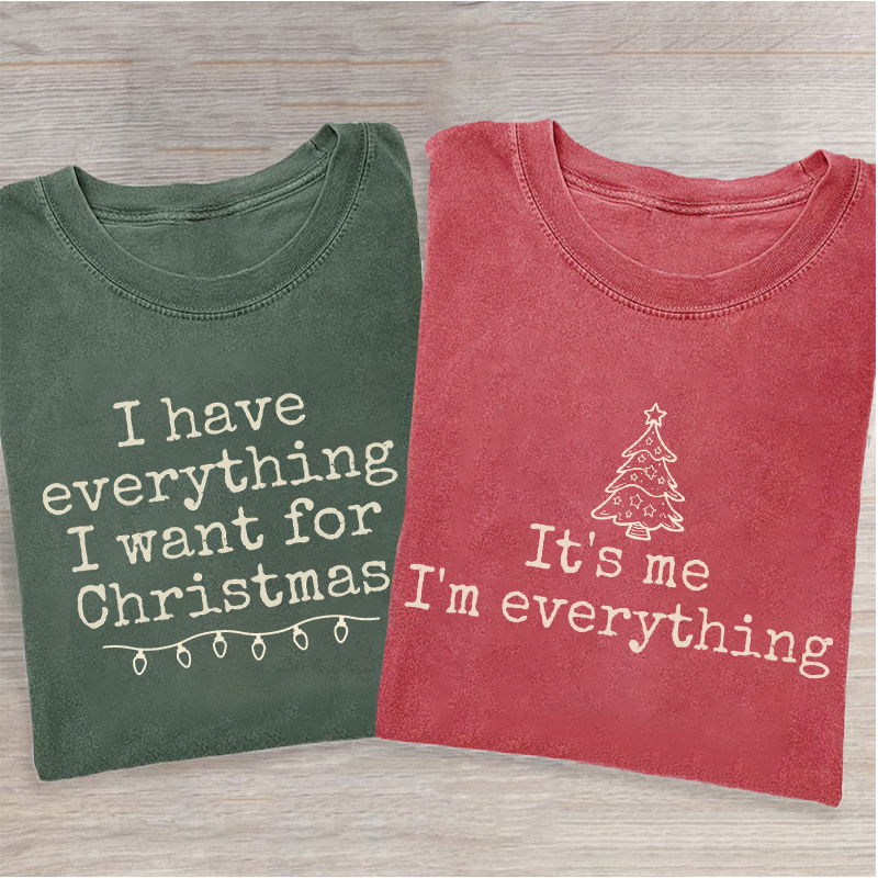 I Have Everything I Want For Christmas T-shirt