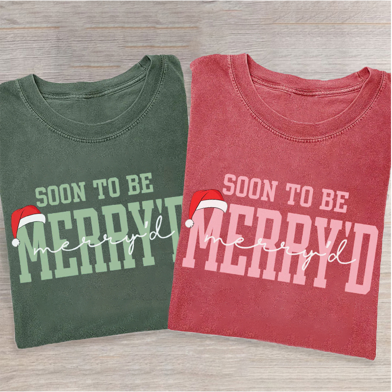 Soon To Be Merry'd Christmas T-shirt