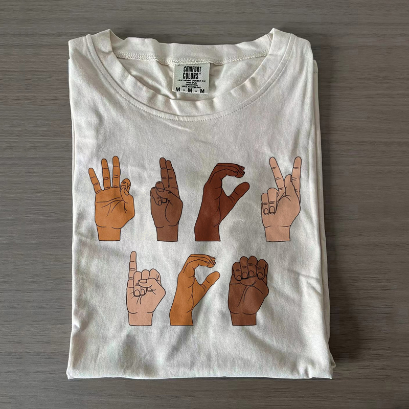 ICE Hand Sign Language T-shirt