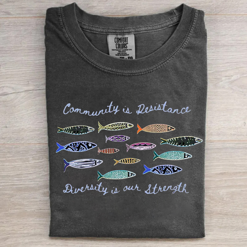 Anti ICE Community Is Resistance T-shirt