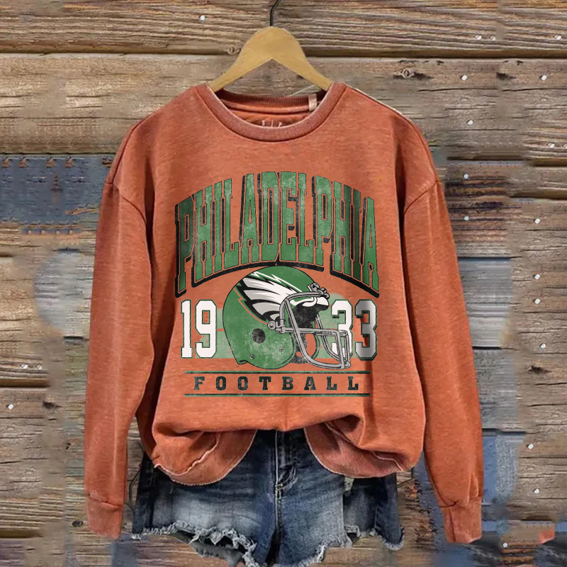 Vintage 90s Style Philadelphia Football Sweatshirt