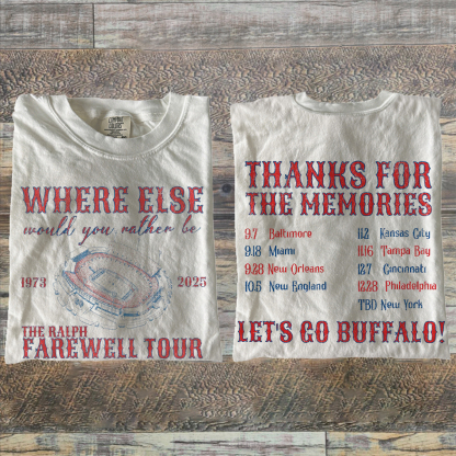 Buffalo Football The Ralph Farewell Tour T-shirt