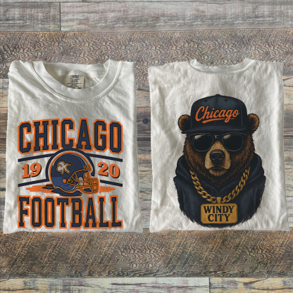 Old School Chicago Football T-shirt