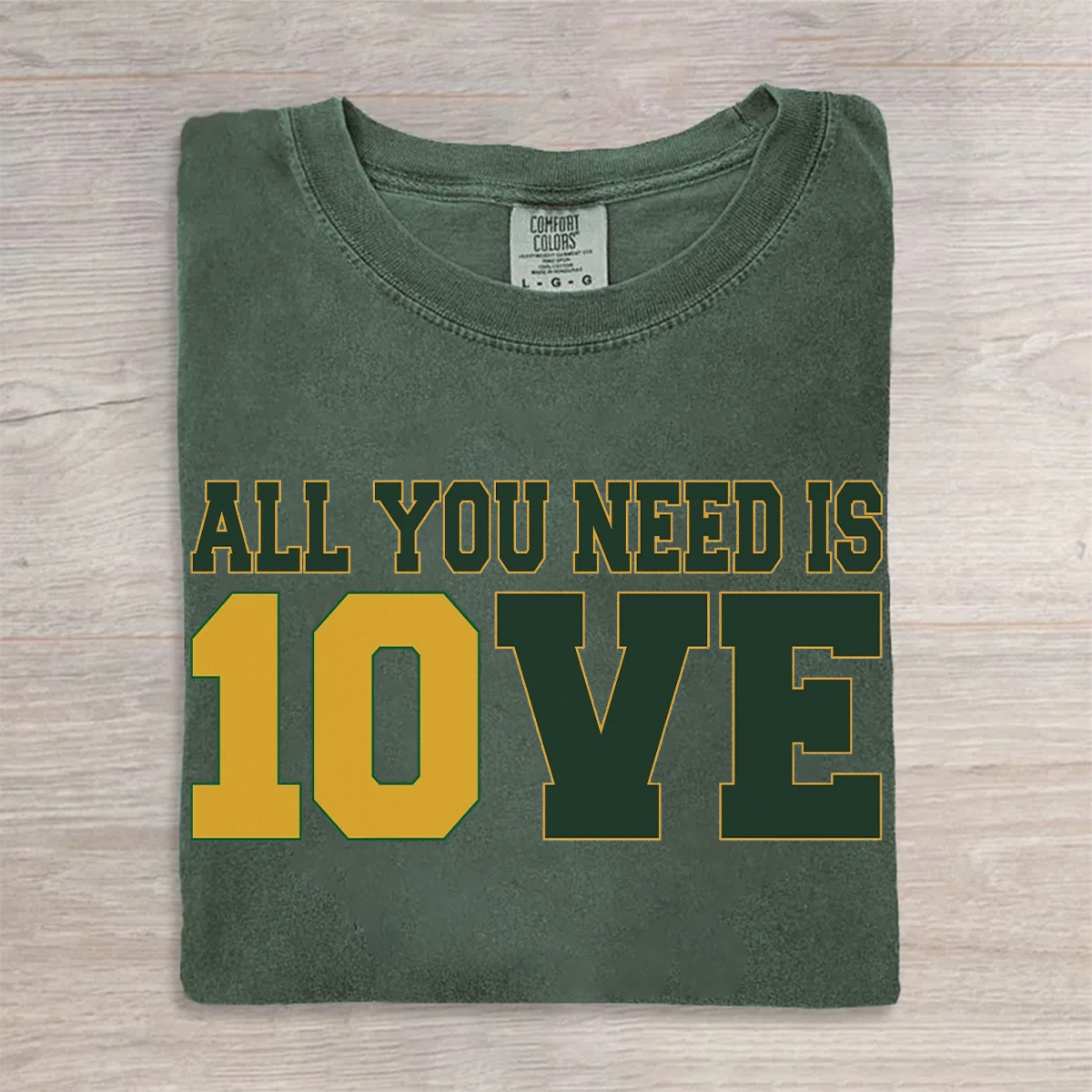 All You Need Is Love Green Bay Football T-shirt