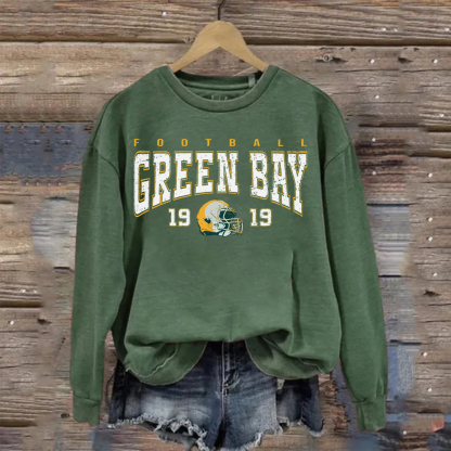 Retro Green Bay Football Sweatshirt
