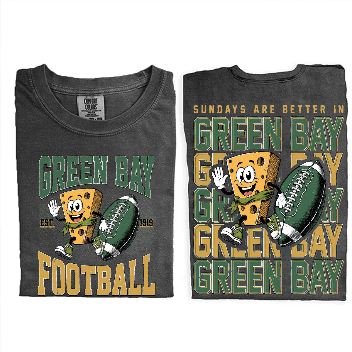Green Bay Football Two-Sided T-shirt
