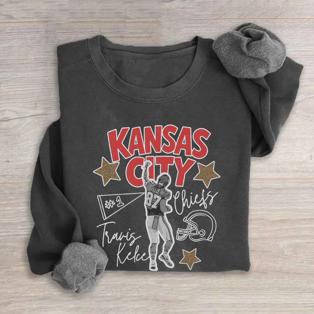Kansas City Football Digital Download Sweatshirt