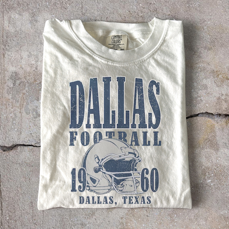 Dallas Football Vintage Style T-Shirt