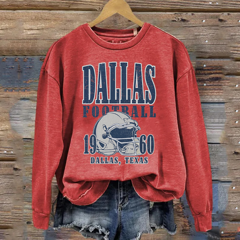 Dallas Football Vintage Style Sweatshirt