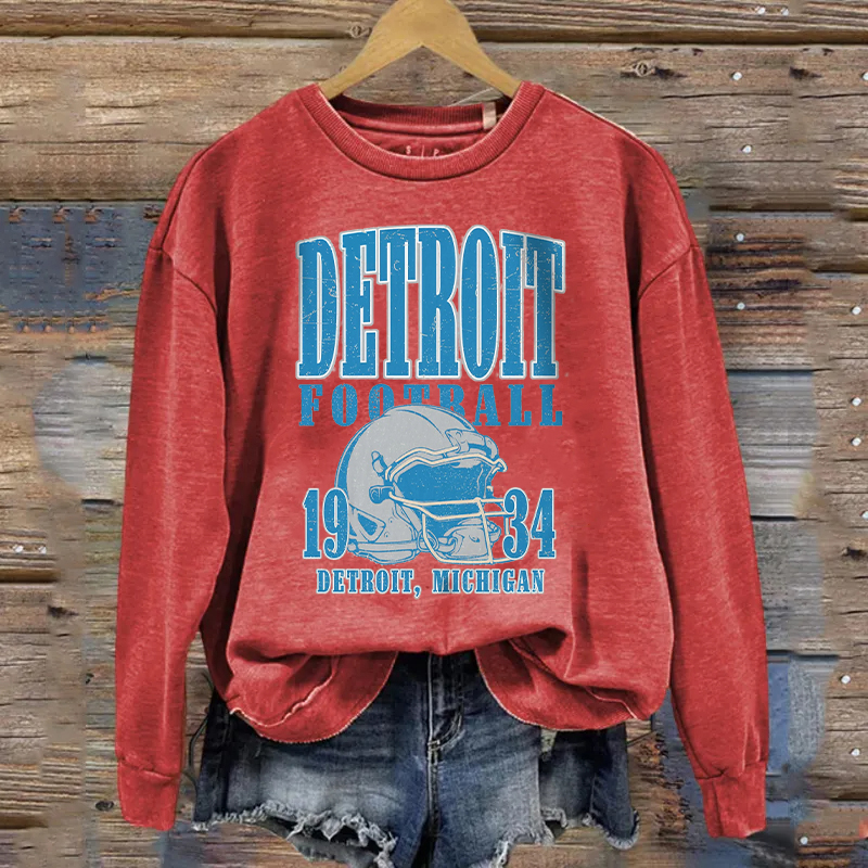 Detroit Football Sweatshirt