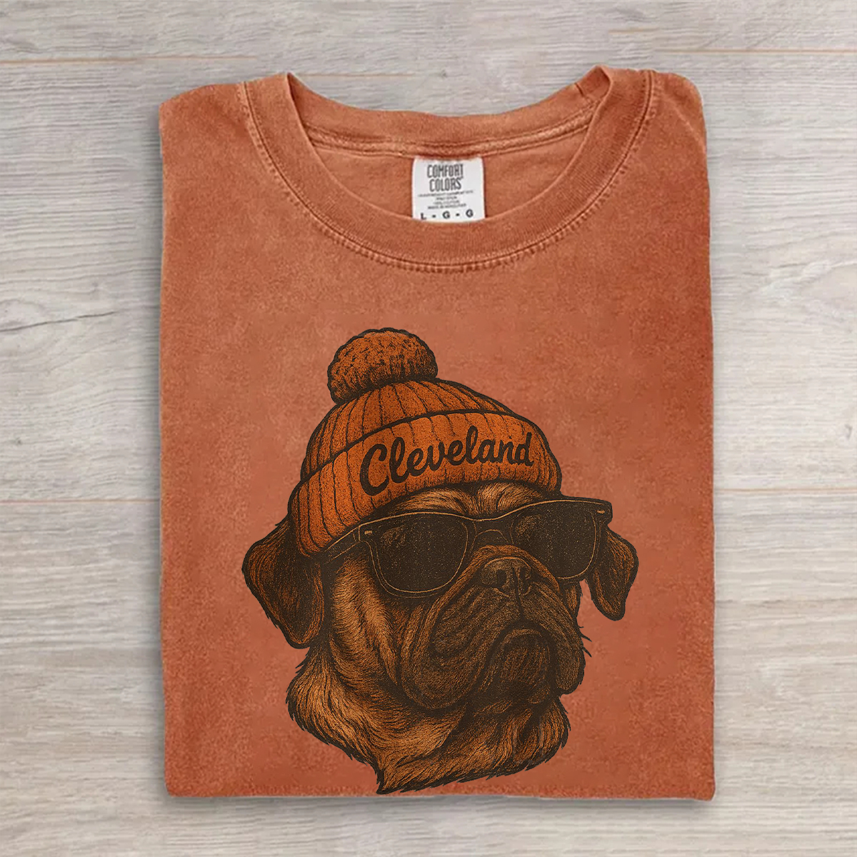 Cleveland Football Mascot Style T-shirt