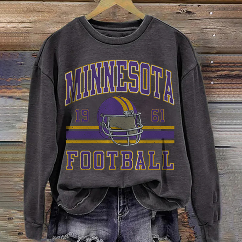 Minnesota Football Vintage Style Sweatshirt