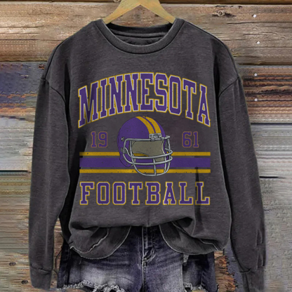 Minnesota Football Vintage Style Sweatshirt