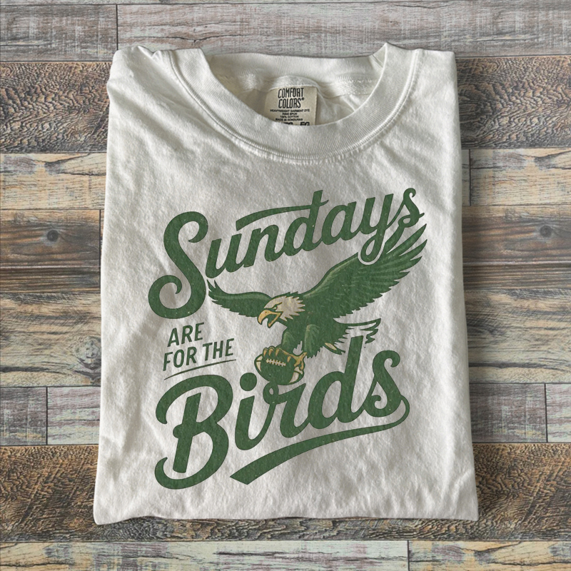 Sundays Are For The Birds Philadelphia Football T-shirt