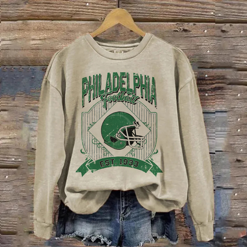 Retro Philadelphia Football Sweatshirt