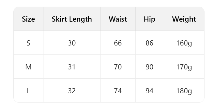 Sexy, figure-hugging mini skirt