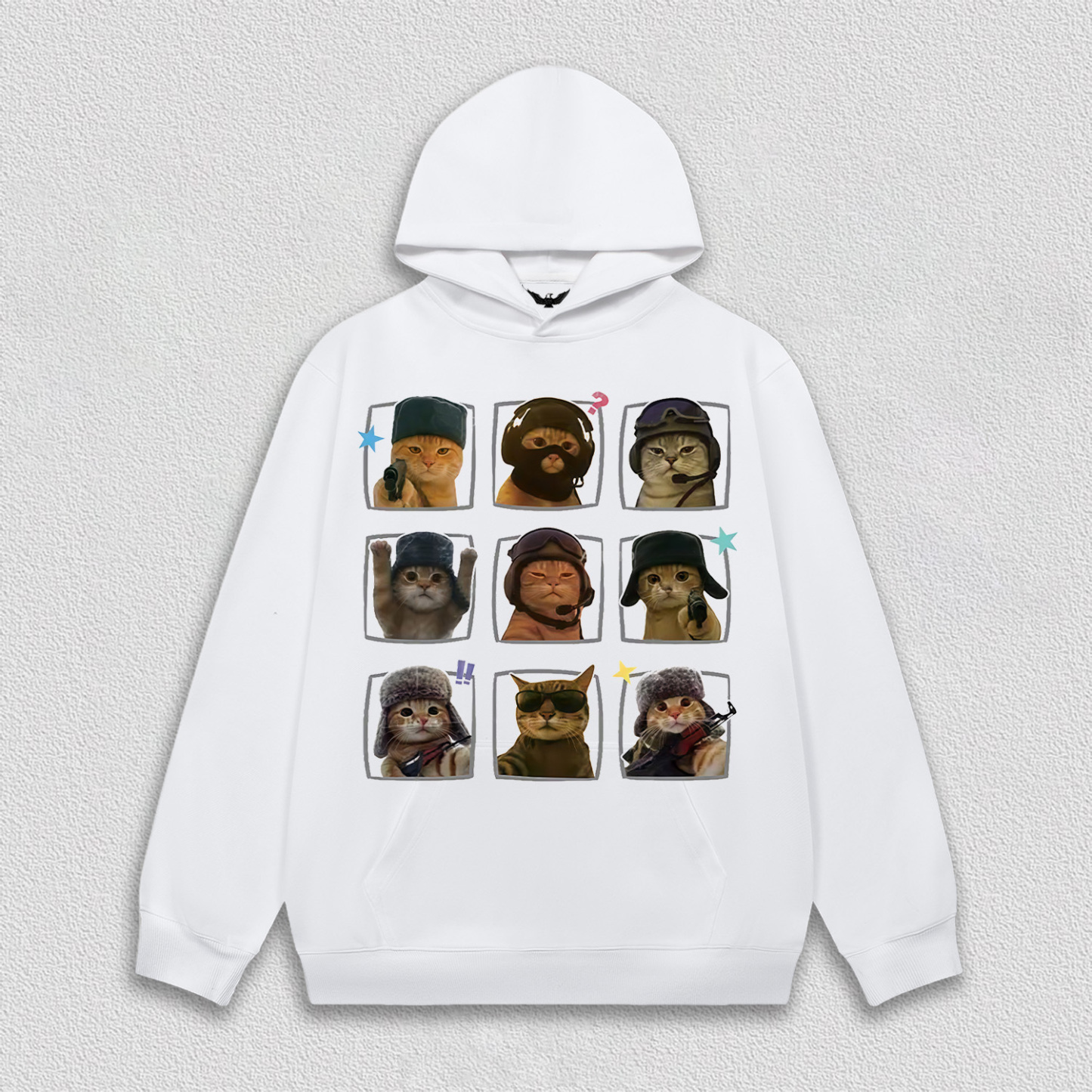 "Tactical Cat" Nine - Grid T-Shirt