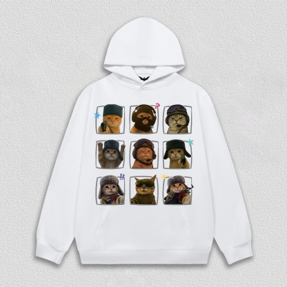 "Tactical Cat" Nine - Grid T-Shirt